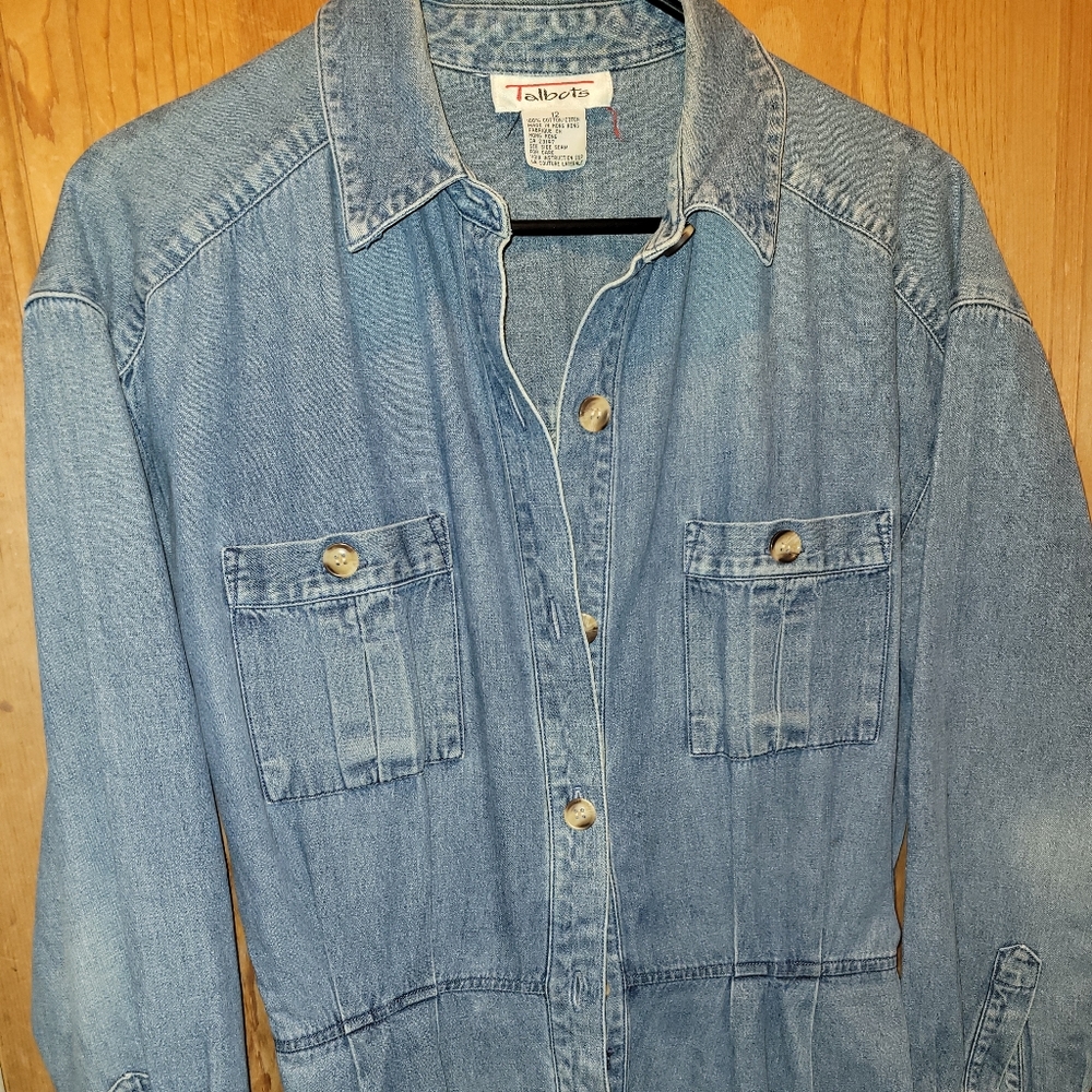 Talbots jean dress
